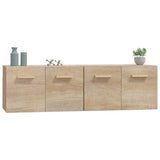 Wall Cabinets 2 pcs Sonoma Oak 60x36.5x35 cm Engineered Wood 3115630