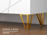 Narrow Shoe Storage Cabinet with Soft-Close Hinges and Adjustable Shelves for 15-20 Pairs of Shoes, T3398P344126
