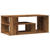 Coffee Table Old Wood 100x50x40 cm Engineered Wood 856556