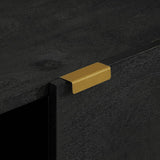 Sideboard Black 80x33x75 cm Engineered Wood 4017675