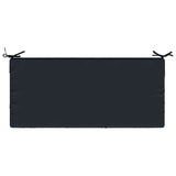 2-Piece Bench Cushions SOEST 2 pcs 100% Polyester Dark Blue 950195