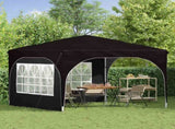Pop-up Party Tent 290 x 290 x 245 cm Black 42019865