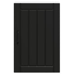 ZNTS Kitchen Wall Cabinet Lucca Black Engineered Wood 853788