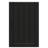 ZNTS Kitchen Wall Cabinet Lucca Black Engineered Wood 853788