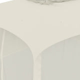 Gazebo with Double Roof and Mesh Walls Cream 3.93x2.93 m Steel 368451