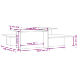 Coffee Tables 2 pcs Brown Oak Engineered Wood 3216160