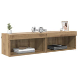 TV Cabinet Set with LED 2 pcs Artisan Oak 60 x 30 x 30 cm 882963