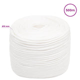 Multipurpose Utility Rope 10 mm 500 m White PP 645 kg Max Load 3473031