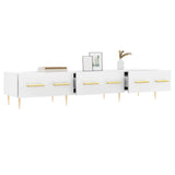 TV Cabinet White 150x36x30 cm Engineered Wood 829140