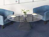Carpet Tile Striped Blue 50 x 50 cm 36 pcs PP and Bitumen 42032479