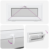 Basement Window RISOR 80x40 cm Tilt 2 Glazing Anthracite 4108421