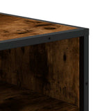Shoe Rack Smoked Oak 48x38x97.5 cm Engineered Wood 849206