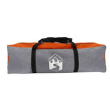 Camping Tent Tunnel 4-Person Grey and Orange Waterproof 4009412