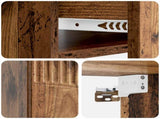 Wall-Mounted Bedside Cabinet 2 pcs Old Wood 49 x 34.5 x 20 cm 898972