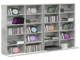 CD Cabinet 2 pcs Concrete Grey 65 x 23.5 x 97.5 cm 8012681