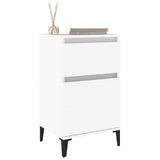 Bedside Cabinet White 40x35x70 cm 819708