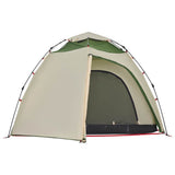 Camping Tent Dome 4-Person Green Quick Release 4004242