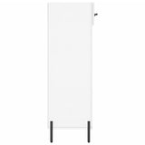 Shoe Cabinet High Gloss White 60x35x105 cm Engineered Wood 829622