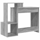 Desk with Drawer Grey Sonoma 106 x 41 x 88.5 cm Engineered Wood 869471