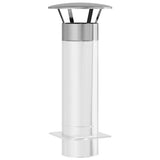 Rain Cover Chimney Silver 35 x 35 x 20 cm Stainless Steel 42008459