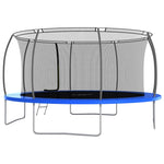 ZNTS Trampoline Set Round 460x80 cm 150 kg 92456