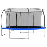 ZNTS Trampoline Set Round 460x80 cm 150 kg 92456