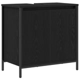Bathroom Basin Cabinet Black 60x34.5x60 cm 861892