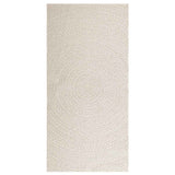 Rug ZIZUR Cream 100x200 cm Jute Look Indoor and Outdoor 4010375