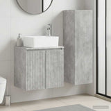 Bathroom Furniture Set 2 pcs Concrete Grey 33 x 34.5 x 100 cm 3406126