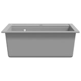 Granite Kitchen Sink Single Basin Grey 142955