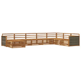 Outdoor Sofa Set 8 pcs Natural 3383707