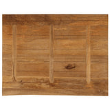 Table Top Live Edge 90x80x2.5 cm Solid Wood Mango 370555
