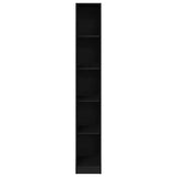 Wardrobe with Shelf Black Oak 30 x 50 x 200 cm Engineered Wood 3345117
