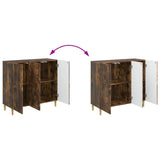 Sideboard Smoked Oak 89 x 34.5 x 80 cm Engineered Wood 894650