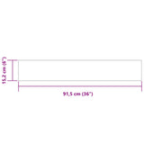 Flooring Planks 36 pcs Concrete Grey 5.02 m PVC 42046308