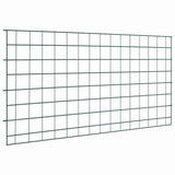 Pond Fence Set 5 pcs Green 100 x 50 cm Steel 42017314