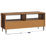 LED TV Cabinet Old Wood Engineered Wood 896993