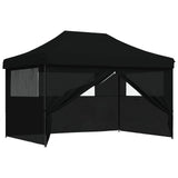 Party Tent Folding Black 279 x 410 x 315 cm Oxford Fabric 42023605