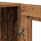 Highboard 2 pcs Old Wood Engineered Wood 3334346