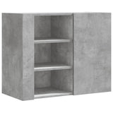 Wall Cabinet Concrete Grey 75x35x60 cm Engineered Wood 848426