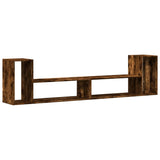 TV Cabinets 2 pcs Smoked Oak 100x30x50 cm Engineered Wood 840797