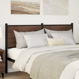 Replace Headboard Brown Oak 150 cm Engineered Wood and Steel 4007799