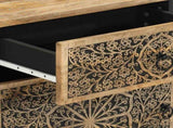 Bedside Cabinet 50x33x60 cm Solid Wood Mango 358220