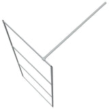 Walk-in Shower Wall Silver 80x195 cm Clear ESG Glass 152115