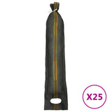 Sandbags 25 pcs Dark Green 103x25 cm HDPE 154882