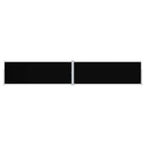 Side Awning Black 100% Polyester with PU coating Large 318036