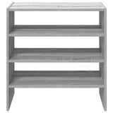 Shoe Racks 2 pcs Stackable Grey Sonoma 60x30x30.5 cm 858868