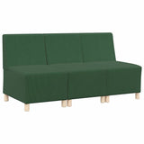 Modular Sofa Unit Armless 3 pcs Jungle Green 55 x 74 x 82 cm 3399824