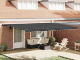 Awning Frame Anthracite 450 x 300 cm Polyester with PU coating 3330871