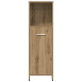 4 Piece Bathroom Furniture Set Artisan Oak Engineered Wood 3328554